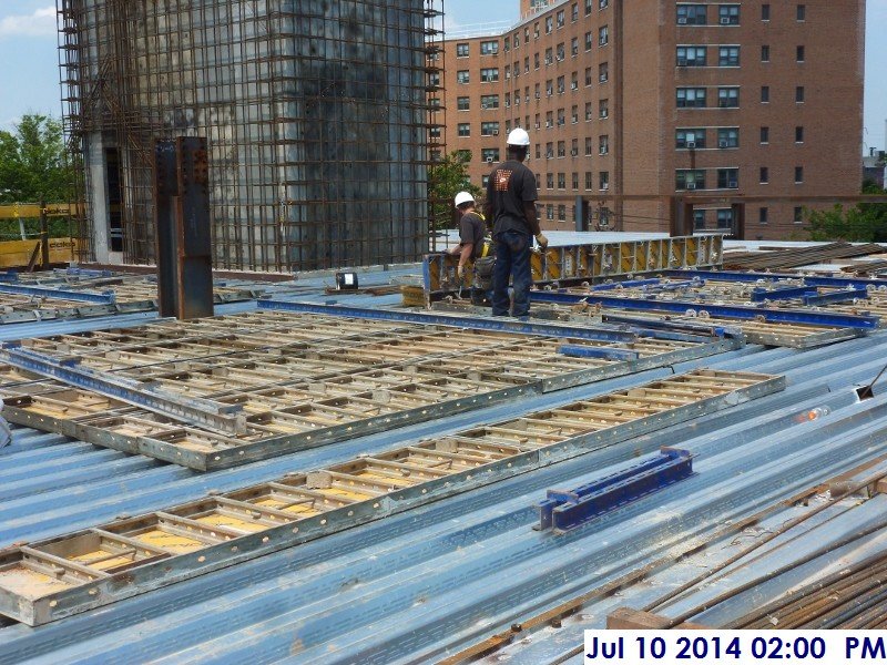 Constructing shear wall panels for Stair -4 (3rd Floor) Facing North-East (800x600)